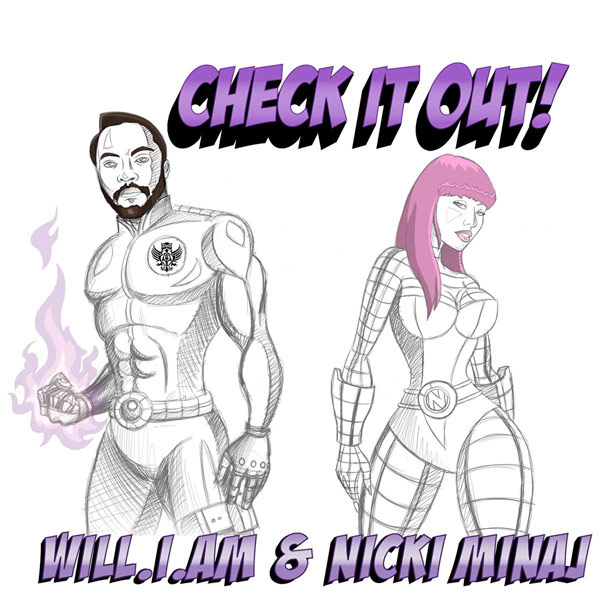 Will.i.am & Nicki Minaj “Check It Out” Single Cover Artwork