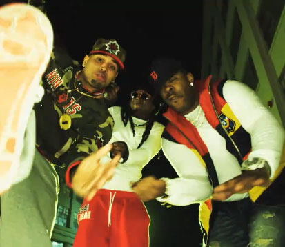 Chris Brown Busta Rhymes  Wayne on Chris Brown Look At Me Now Music Video Feat Lil Wayne And Busta Rhymes