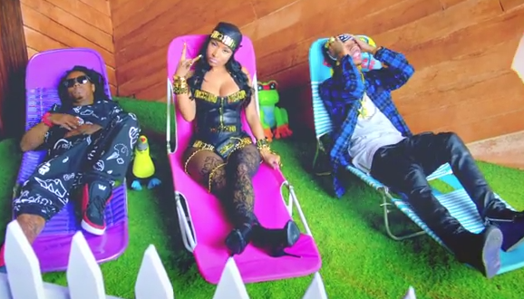 Lil_Wayne-Nicki_Minaj-Tyga-Senile-Music_video